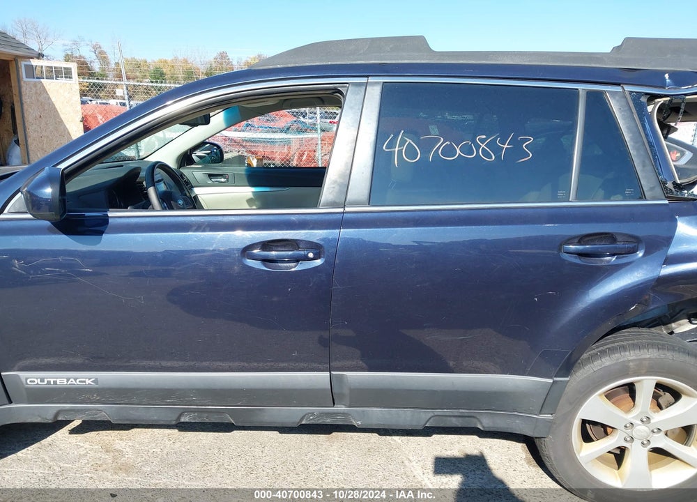 2013 SUBARU OUTBACK VIN: 4S4BRBCC6D1225471