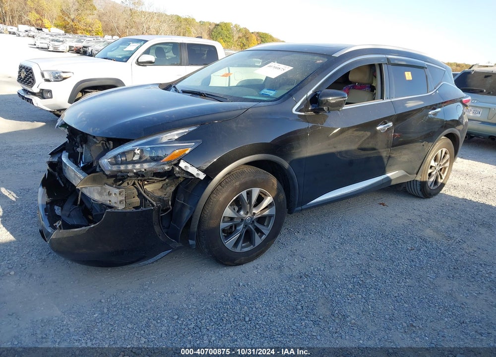 2018 NISSAN MURANO SL VIN: 5N1AZ2MH7JN120870