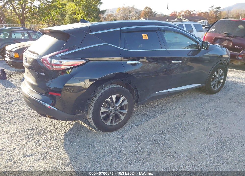 2018 NISSAN MURANO SL VIN: 5N1AZ2MH7JN120870