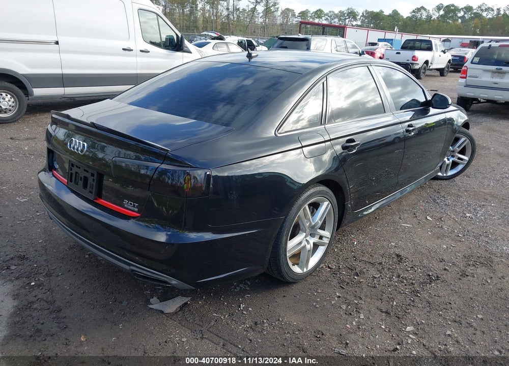 2016 AUDI A6 2.0T PREMIUM PLUS VIN: WAUGFAFC7GN137953