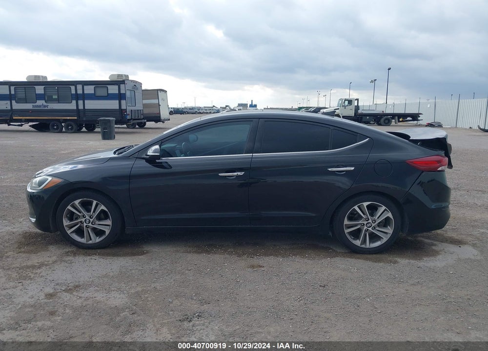 2017 HYUNDAI ELANTRA LIMITED VIN: 5NPD84LF3HH073136