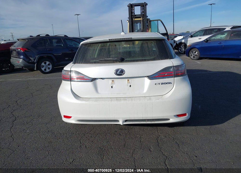 2013 LEXUS CT 200H VIN: JTHKD5BH2D2150746