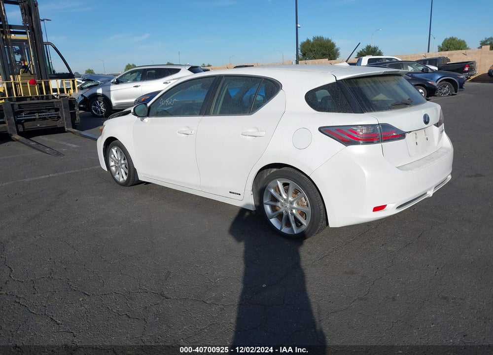 2013 LEXUS CT 200H VIN: JTHKD5BH2D2150746