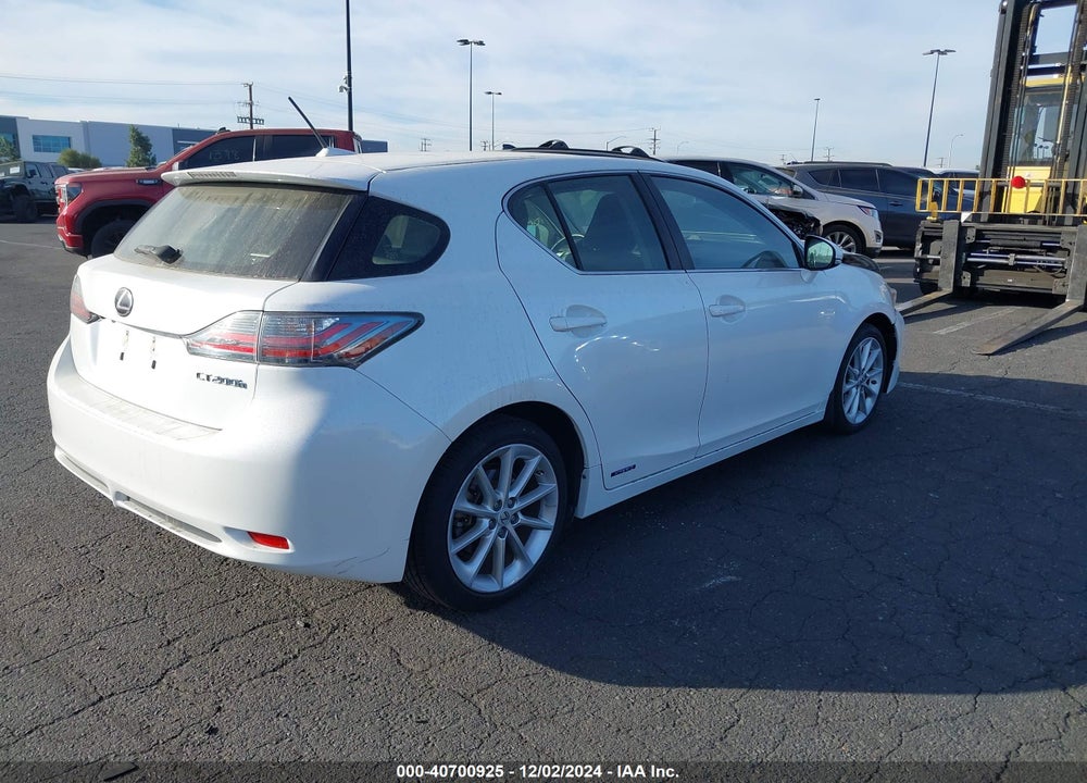 2013 LEXUS CT 200H VIN: JTHKD5BH2D2150746