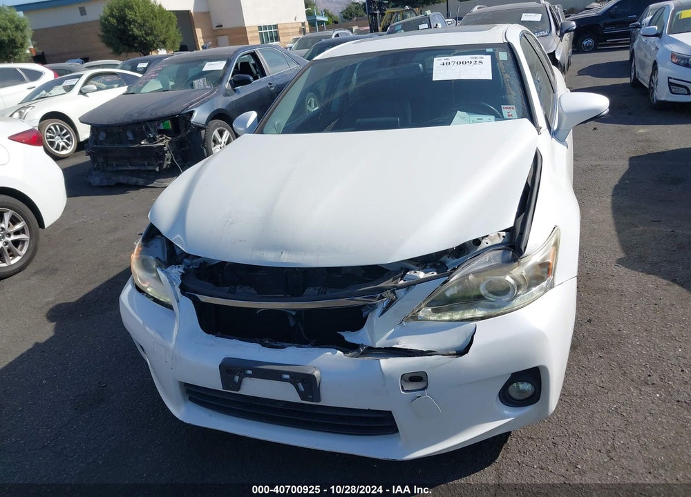 2013 LEXUS CT 200H VIN: JTHKD5BH2D2150746