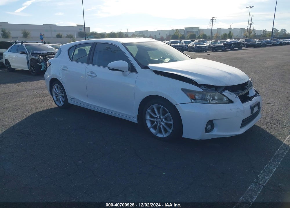 2013 LEXUS CT 200H VIN: JTHKD5BH2D2150746