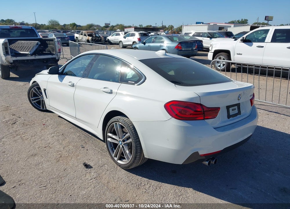 2018 BMW 430I GRAN COUPE VIN: WBA4J1C50JBA30200