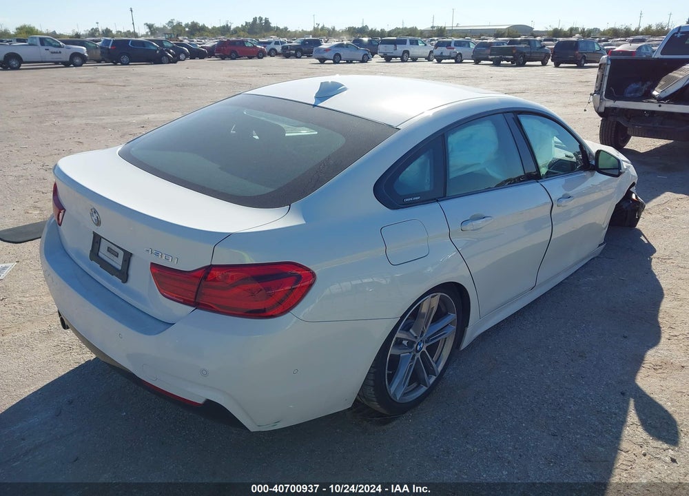2018 BMW 430I GRAN COUPE VIN: WBA4J1C50JBA30200