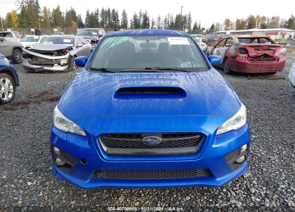 2016 SUBARU WRX VIN: JF1VA1B63G9829523