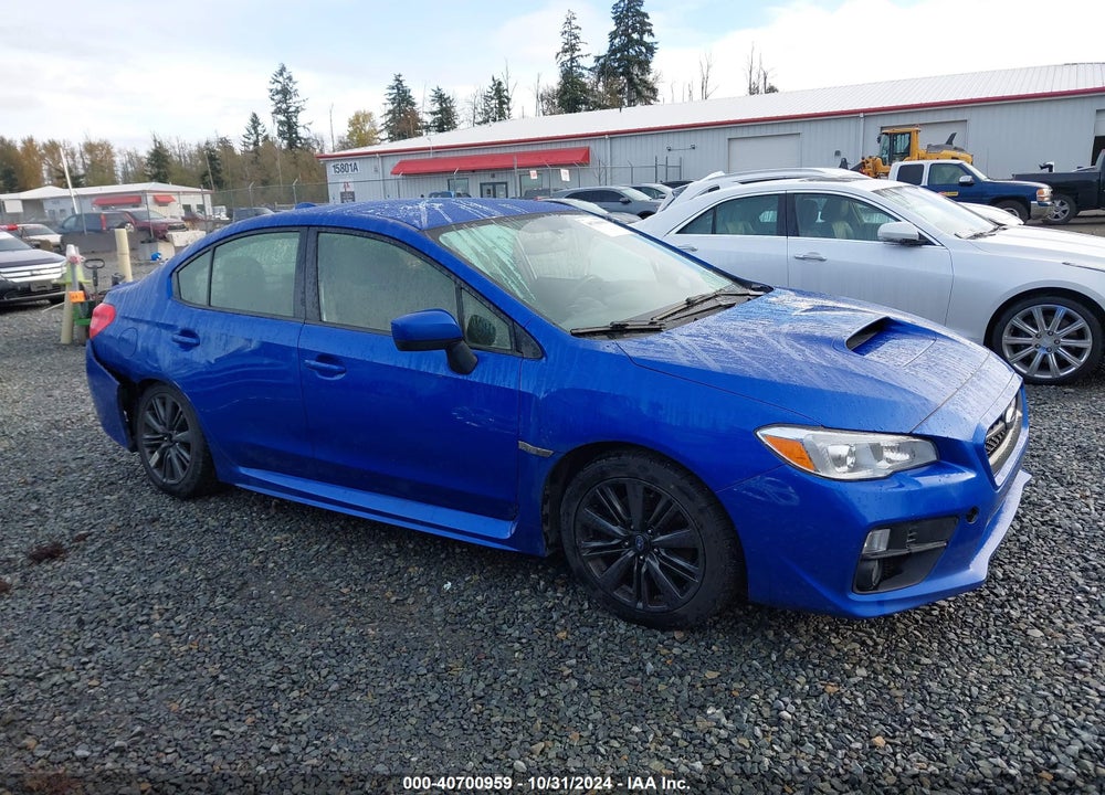 2016 SUBARU WRX VIN: JF1VA1B63G9829523