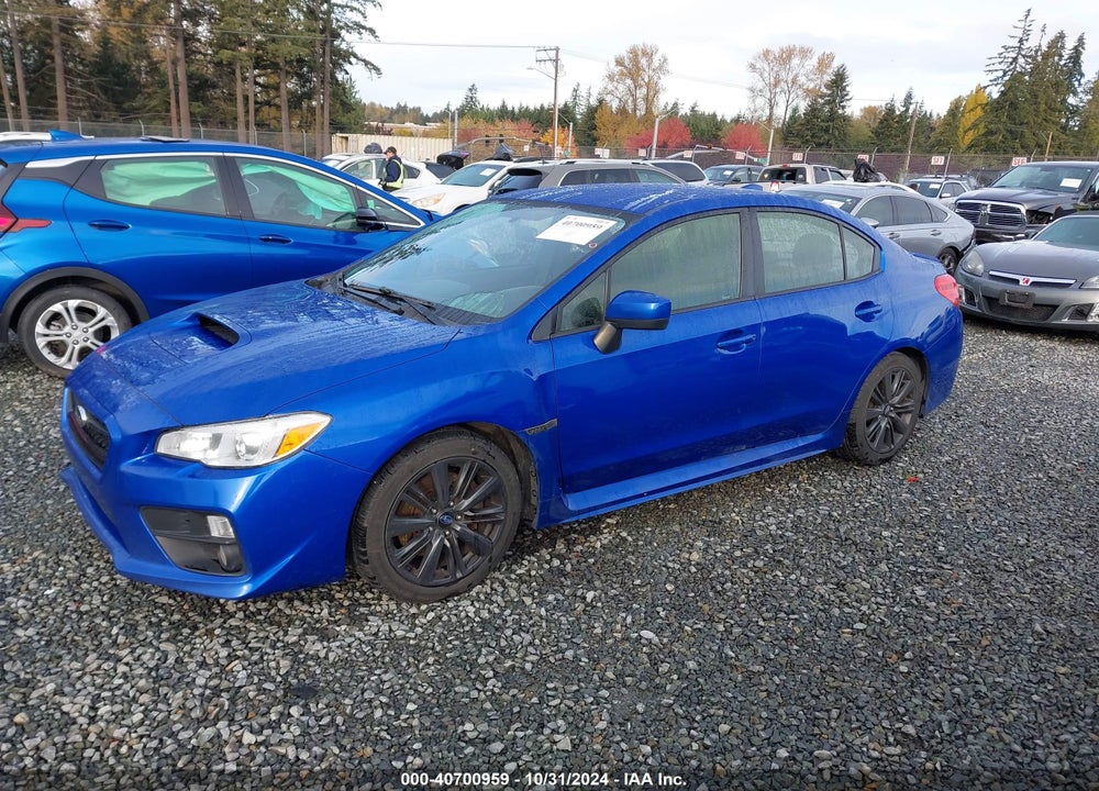 2016 SUBARU WRX VIN: JF1VA1B63G9829523