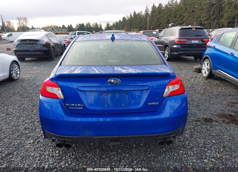 2016 SUBARU WRX VIN: JF1VA1B63G9829523