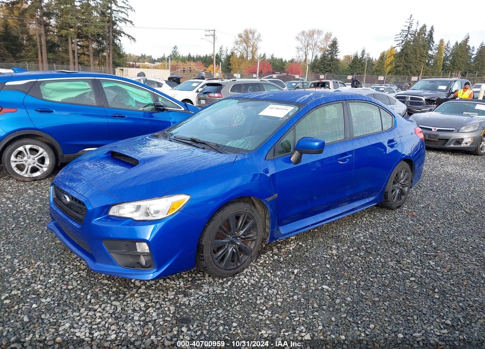 2016 SUBARU WRX VIN: JF1VA1B63G9829523