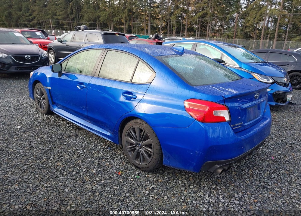 2016 SUBARU WRX VIN: JF1VA1B63G9829523