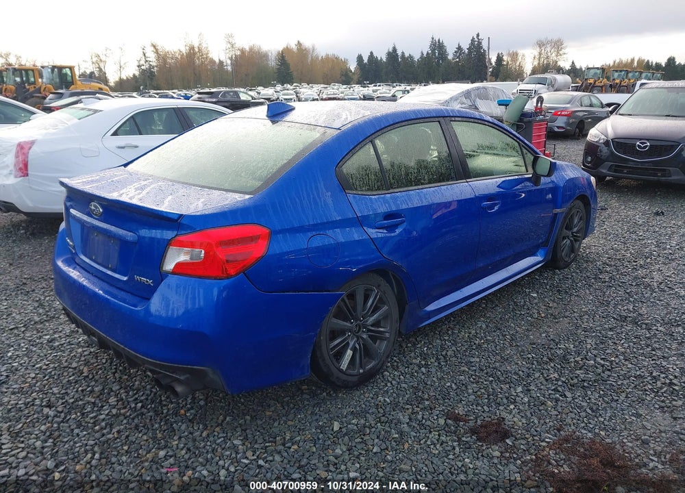 2016 SUBARU WRX VIN: JF1VA1B63G9829523
