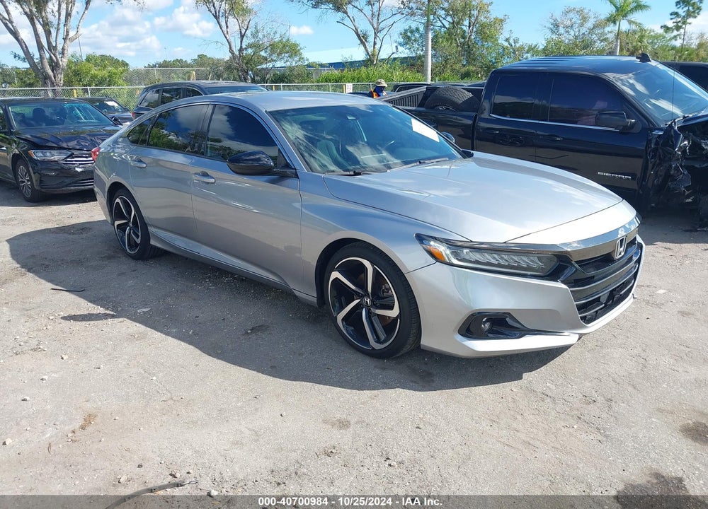 2021 HONDA ACCORD SPORT VIN: 1HGCV1F34MA023238