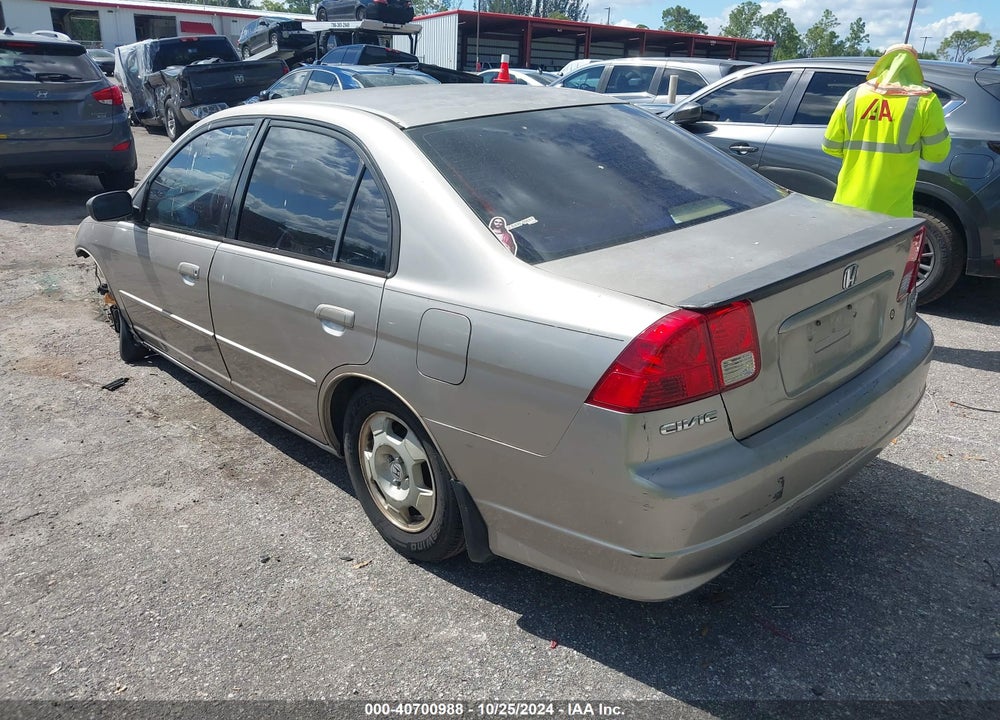 2005 HONDA CIVIC HYBRID VIN: JHMES96675S022667