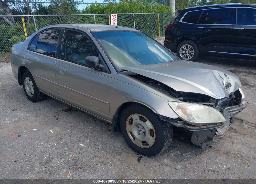 2005 HONDA CIVIC HYBRID VIN: JHMES96675S022667