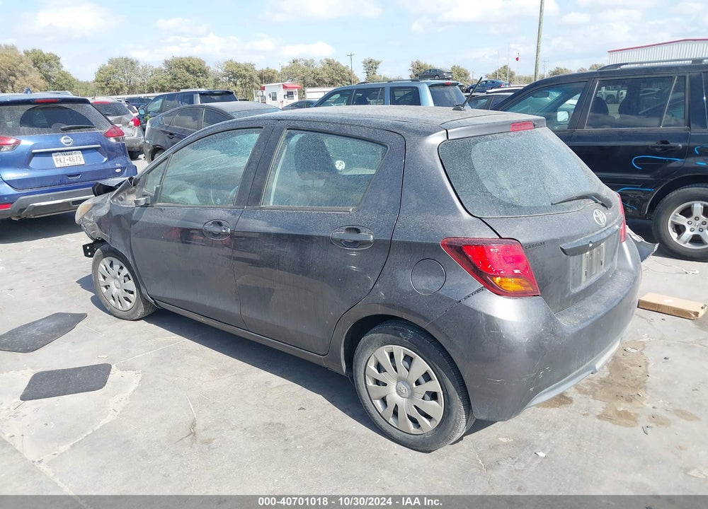2015 TOYOTA YARIS L VIN: VNKKTUD3XFA036722