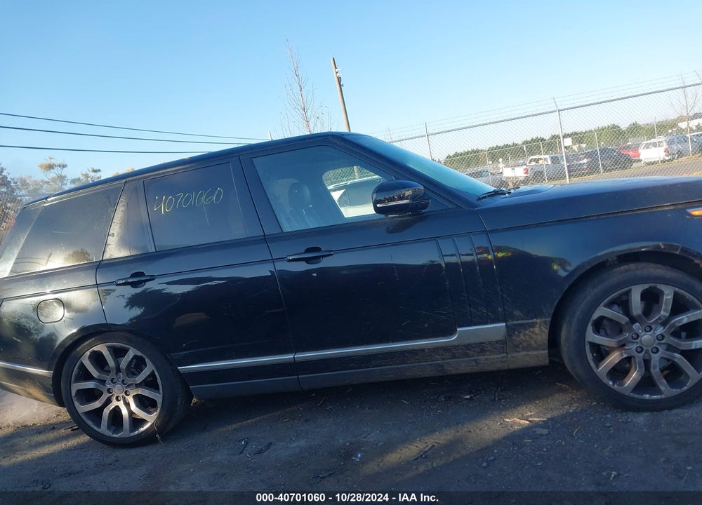 2014 LAND ROVER RANGE ROVER 5.0L V8 SUPERCHARGED/5.0L V8 SUPERCHARGED EBONY EDITION VIN: SALGS2EF7EA151137