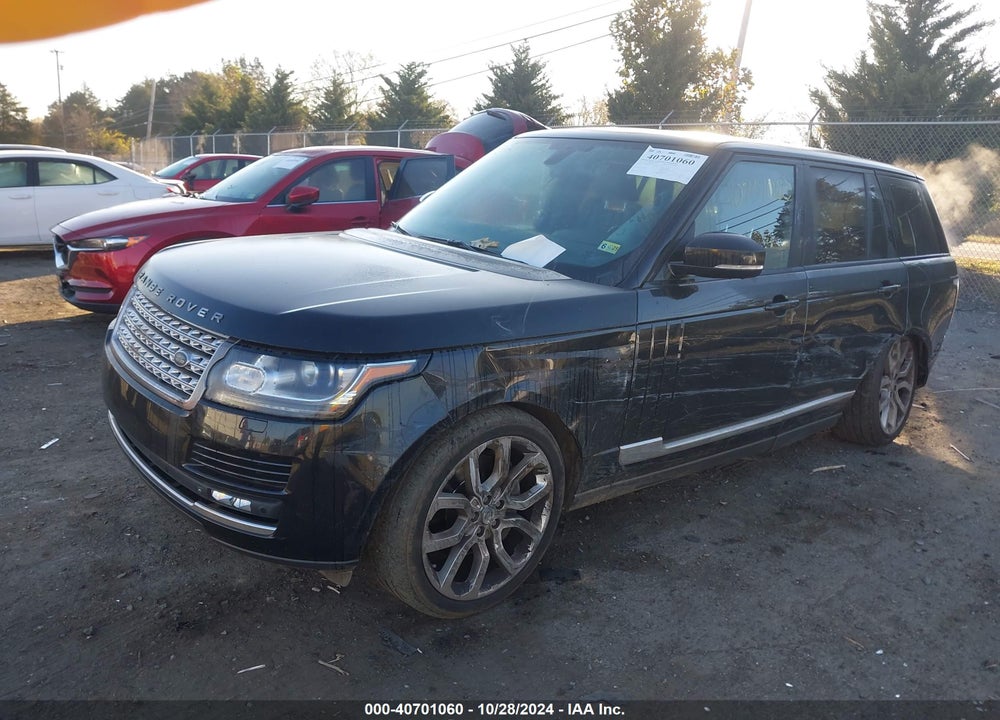 2014 LAND ROVER RANGE ROVER 5.0L V8 SUPERCHARGED/5.0L V8 SUPERCHARGED EBONY EDITION VIN: SALGS2EF7EA151137