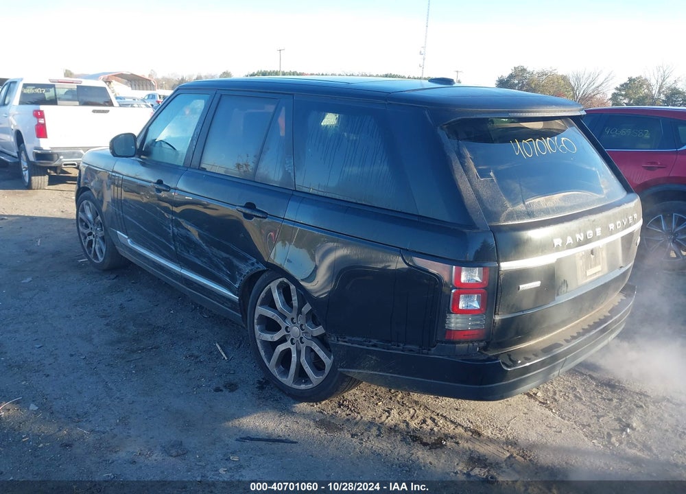 2014 LAND ROVER RANGE ROVER 5.0L V8 SUPERCHARGED/5.0L V8 SUPERCHARGED EBONY EDITION VIN: SALGS2EF7EA151137
