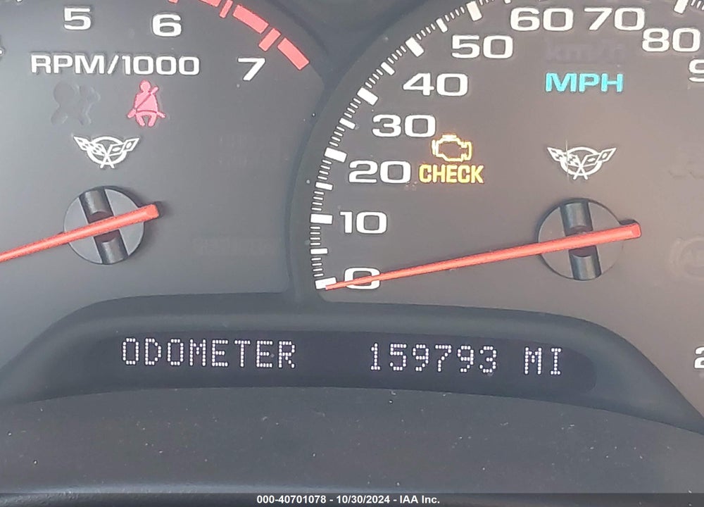 2002 CHEVROLET CORVETTE VIN: 1G1YY22GX25104785