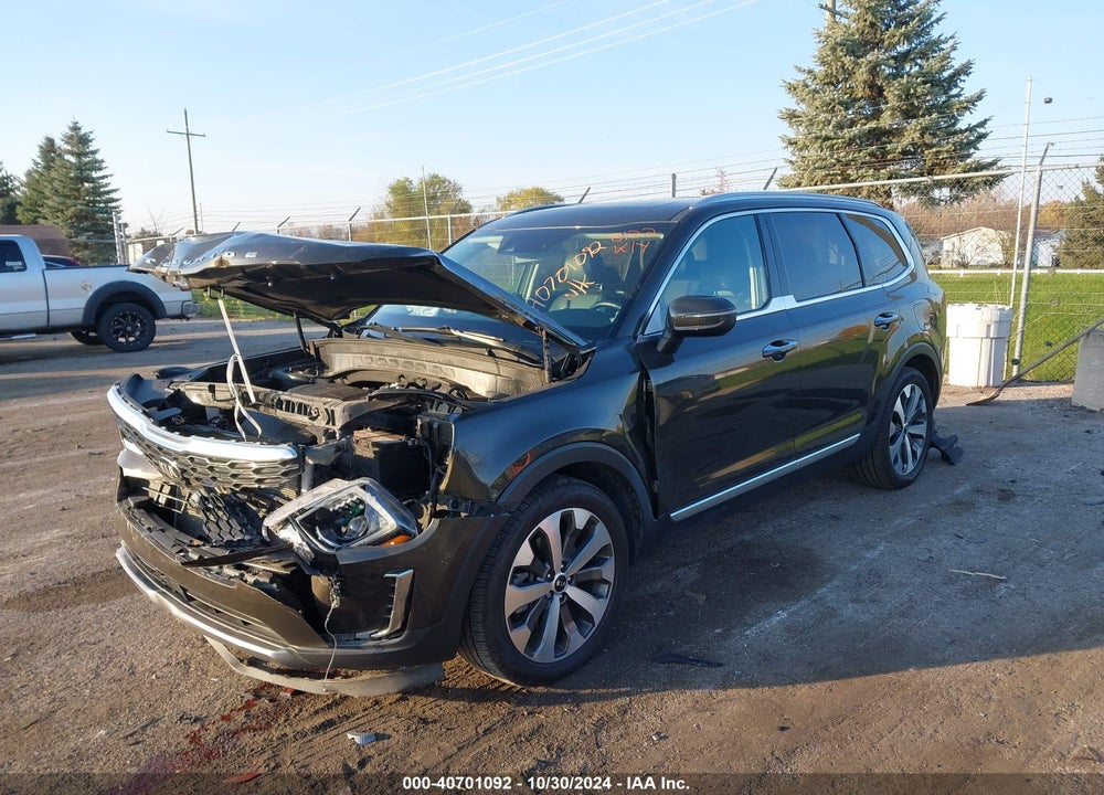 2021 KIA TELLURIDE S VIN: 5XYP6DHC9MG178122