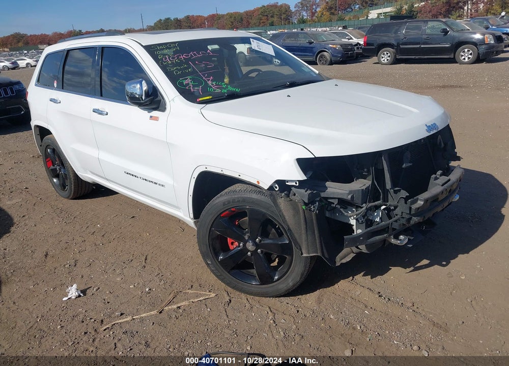 2016 JEEP GRAND CHEROKEE OVERLAND VIN: 1C4RJECG0GC335844