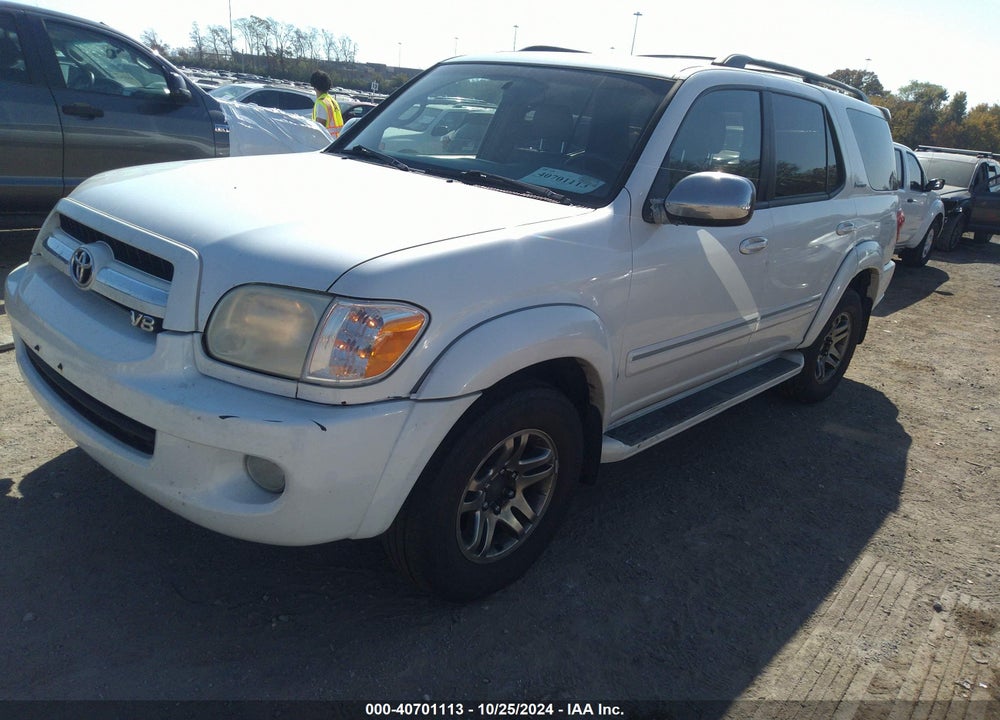2007 TOYOTA SEQUOIA LIMITED V8 VIN: 5TDBT48A27S282511