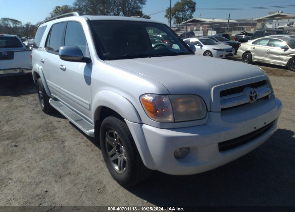 2007 TOYOTA SEQUOIA LIMITED V8 VIN: 5TDBT48A27S282511