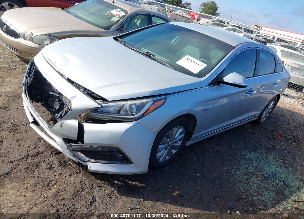 2016 HYUNDAI SONATA HYBRID SE VIN: KMHE24L18GA022548