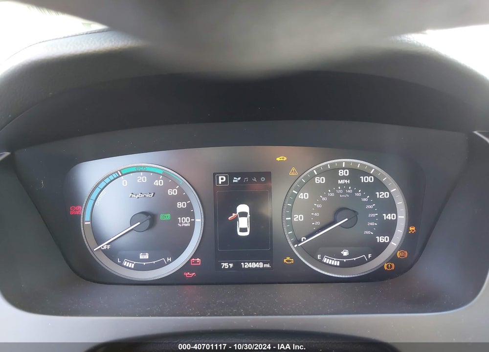 2016 HYUNDAI SONATA HYBRID SE VIN: KMHE24L18GA022548