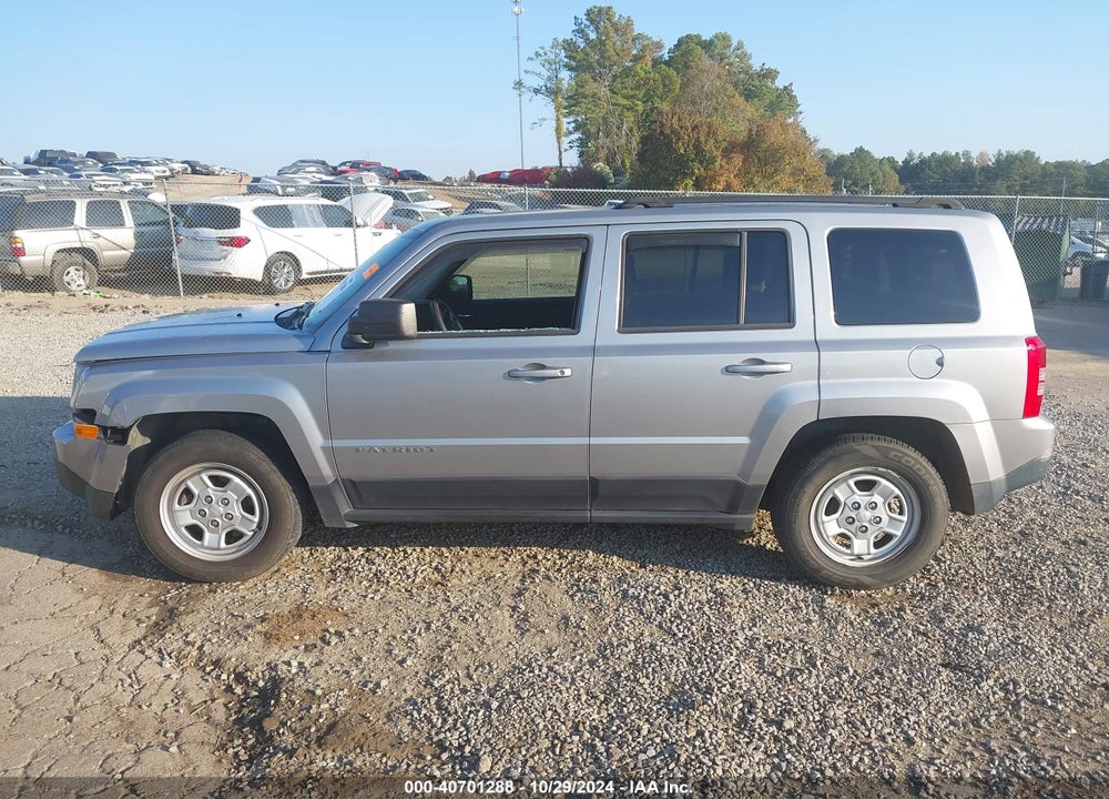 2016 JEEP PATRIOT SPORT VIN: 1C4NJPBB0GD562672