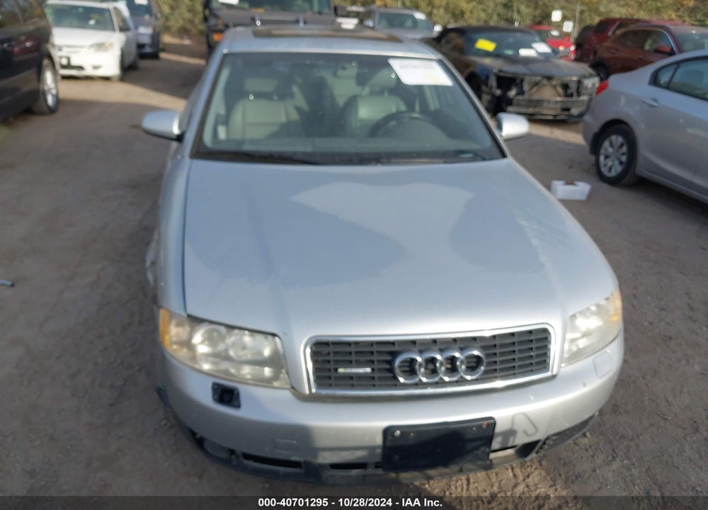 2002 AUDI A4 3.0 VIN: WAULT68E82A176439
