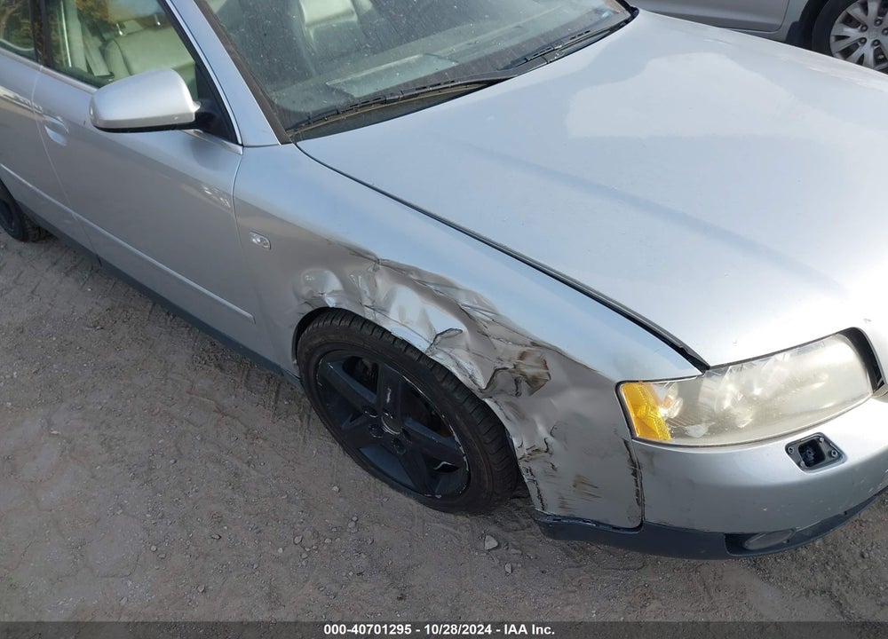 2002 AUDI A4 3.0 VIN: WAULT68E82A176439