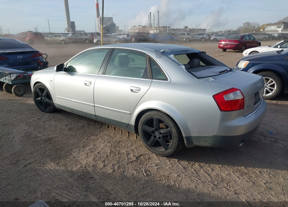2002 AUDI A4 3.0 VIN: WAULT68E82A176439