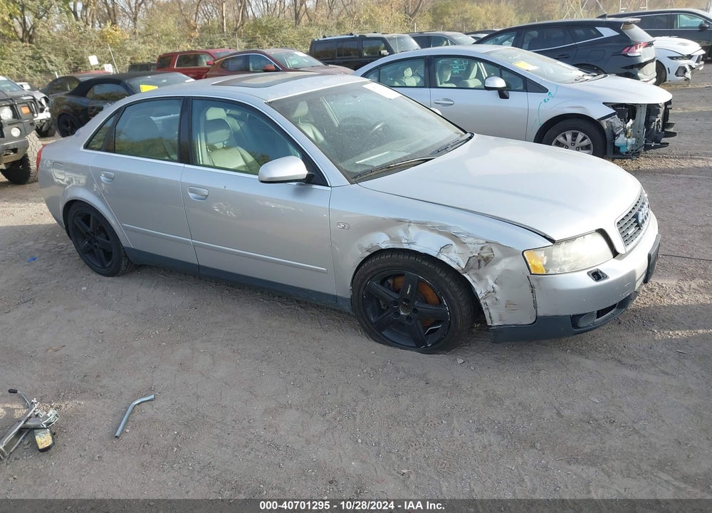 2002 AUDI A4 3.0 VIN: WAULT68E82A176439