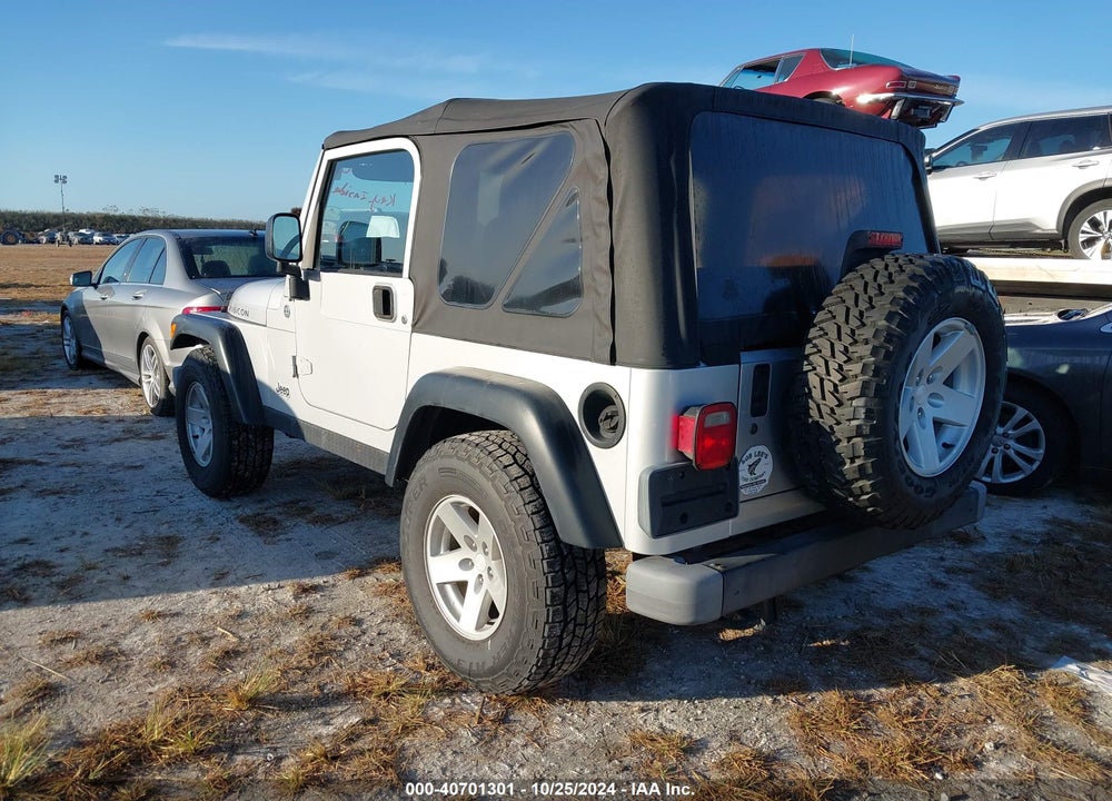 2006 ANGLER JEEP WR RUBICON VIN: 1J4FA69S26P788692