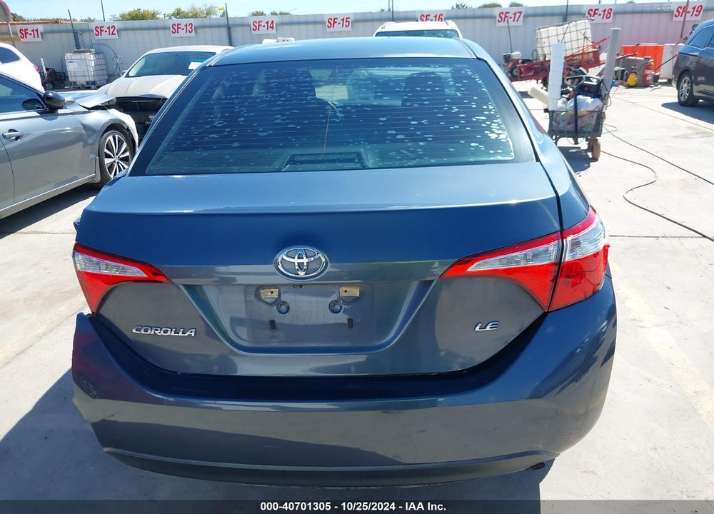 2016 TOYOTA COROLLA LE VIN: 5YFBURHE3GP438089
