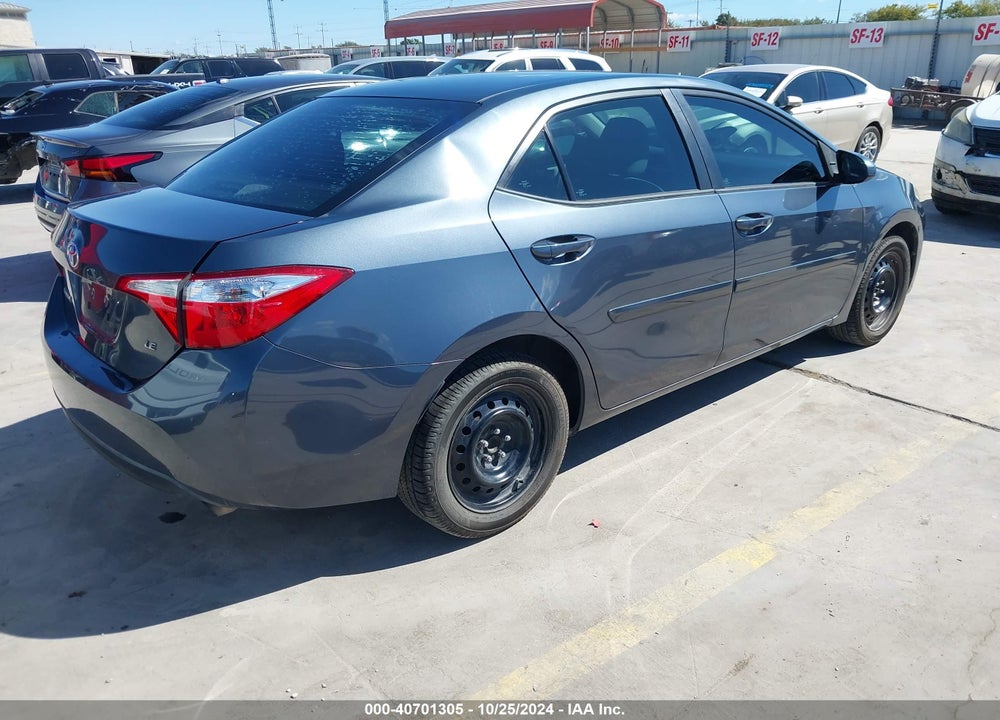 2016 TOYOTA COROLLA LE VIN: 5YFBURHE3GP438089