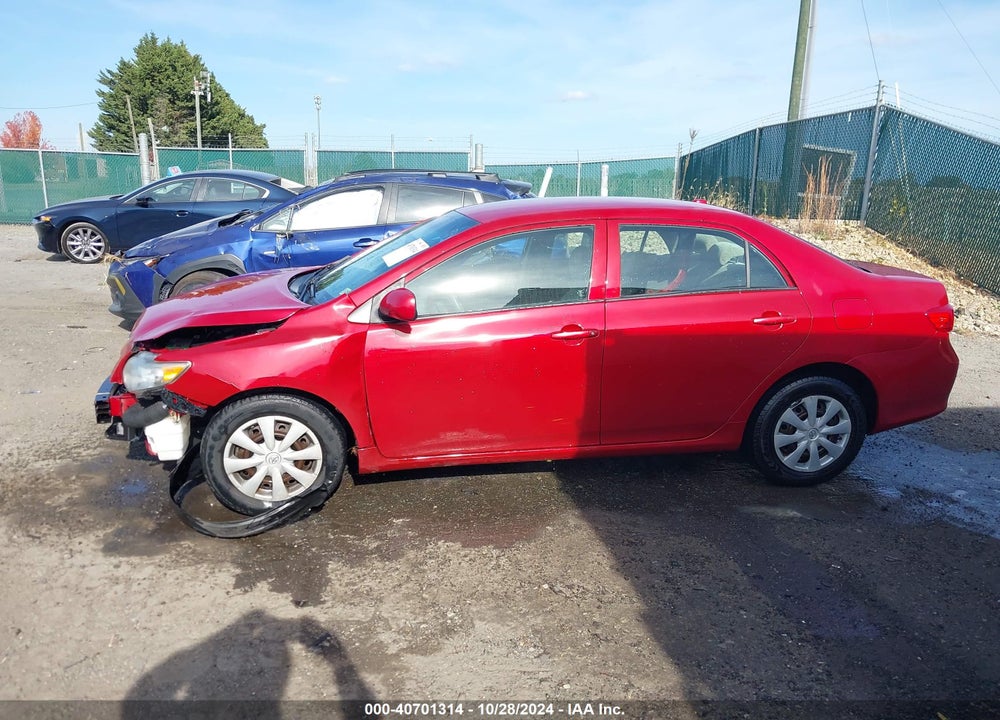 2009 TOYOTA COROLLA LE VIN: JTDBL40E19J015634