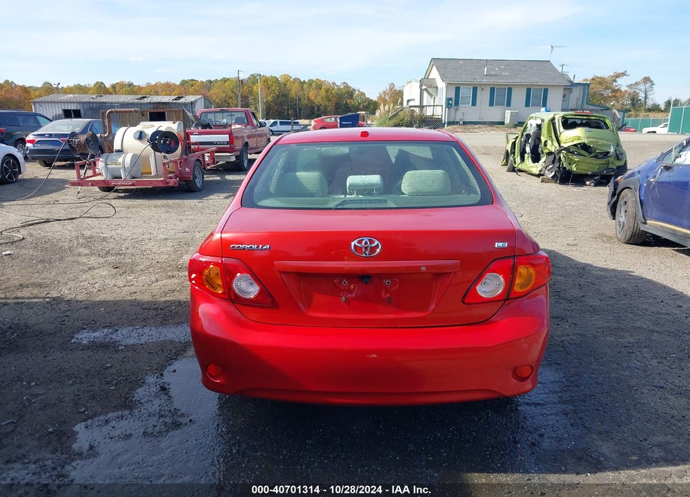 2009 TOYOTA COROLLA LE VIN: JTDBL40E19J015634