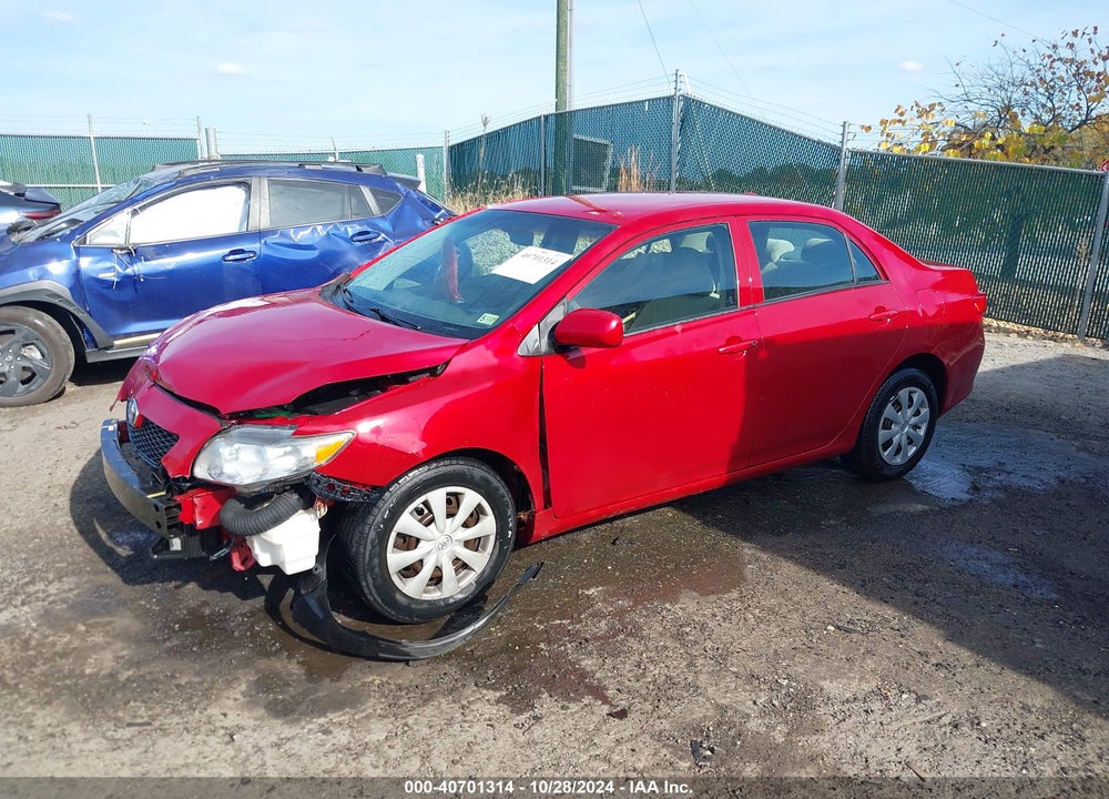2009 TOYOTA COROLLA LE VIN: JTDBL40E19J015634
