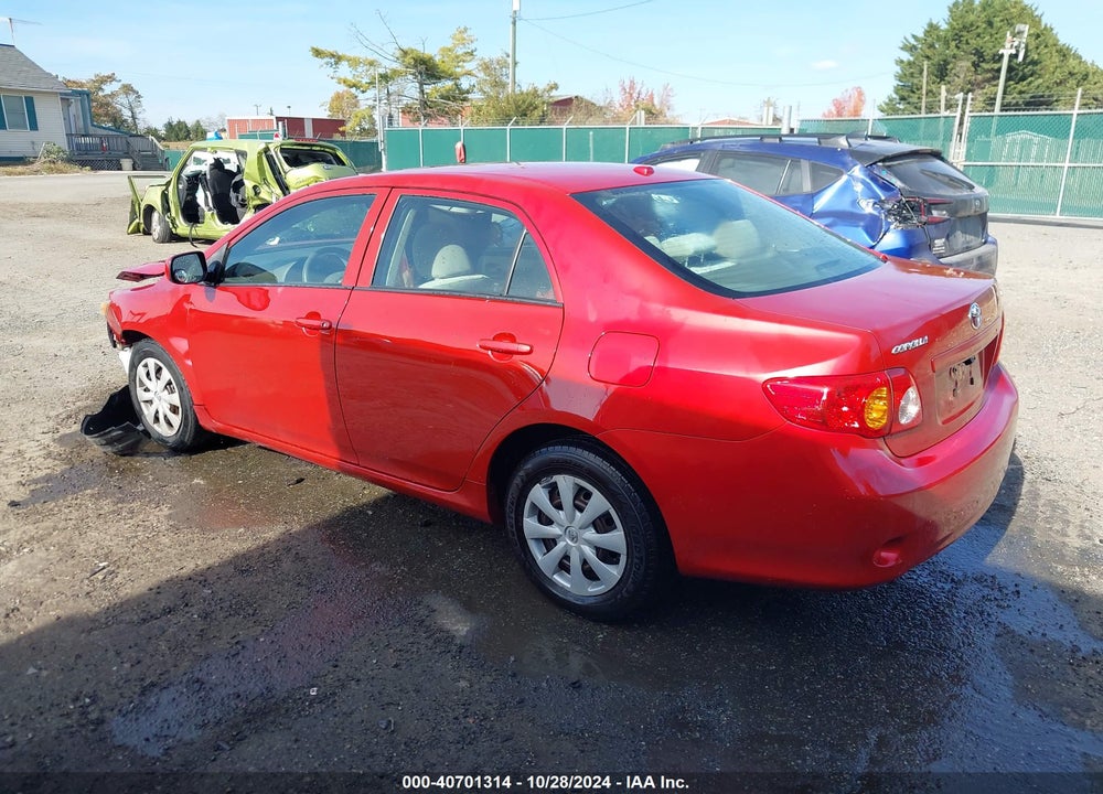 2009 TOYOTA COROLLA LE VIN: JTDBL40E19J015634