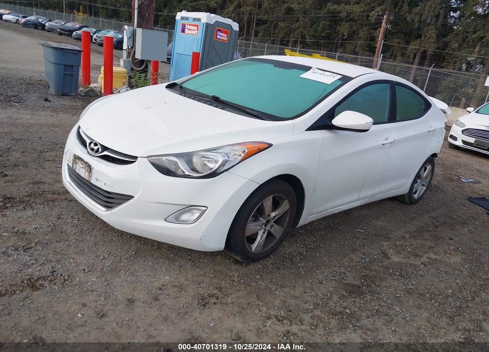 2013 HYUNDAI ELANTRA GLS VIN: 5NPDH4AE4DH452991