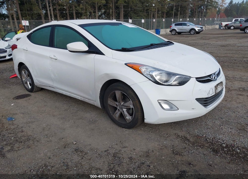 2013 HYUNDAI ELANTRA GLS VIN: 5NPDH4AE4DH452991