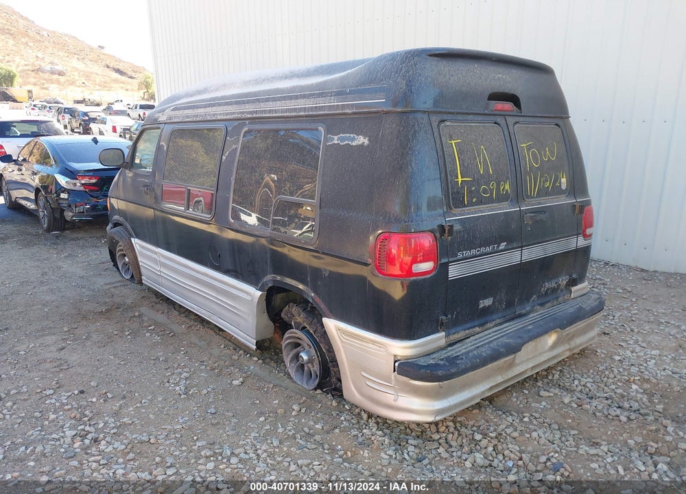 2000 DODGE RAM VAN 1500 CONVERSION VIN: 2B6HB11YXYK162983