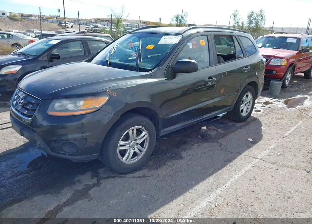2010 HYUNDAI SANTA FE GLS VIN: 5NMSG3AB7AH345212