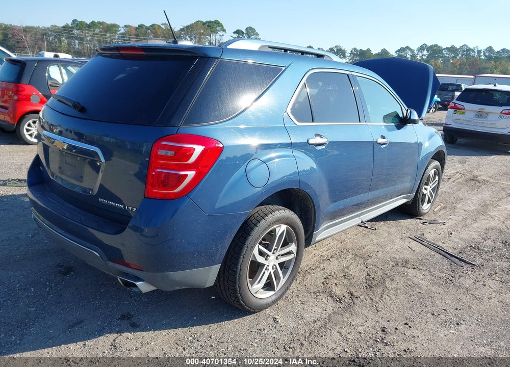 2016 CHEVROLET EQUINOX LTZ VIN: 2GNFLGE32G6360831